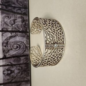 New Brighton Fiji Sparkle Cuff Sea Shore Crystal Bangle Bracelet in Silv…